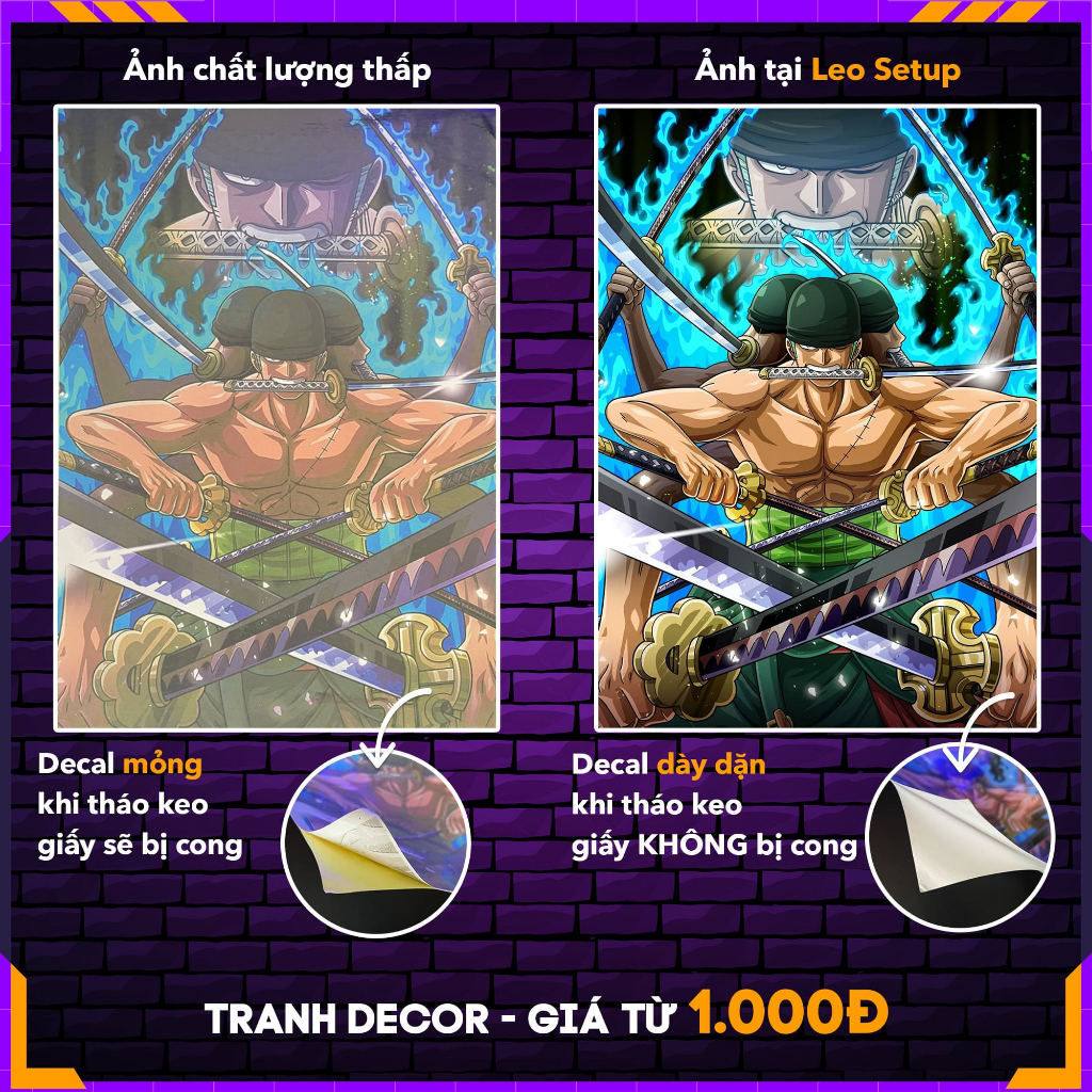 Tranh Decal dán tường decor phòng Poster Naruto - Ninja làng lá nhiều kích thước A4, A5 by LeoSetup