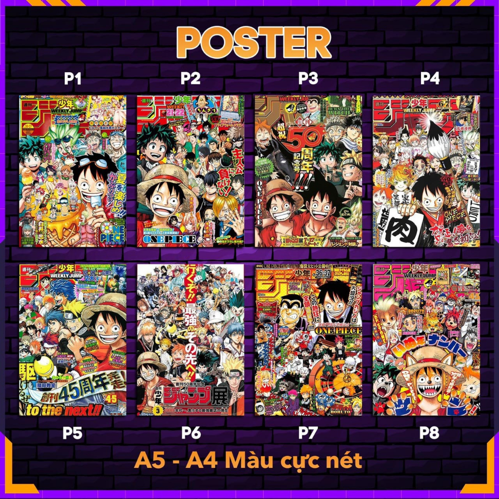 Tranh Poster Decal dán tường decor phòng  - nhiều kích thước A4, A5 by LeoSetup