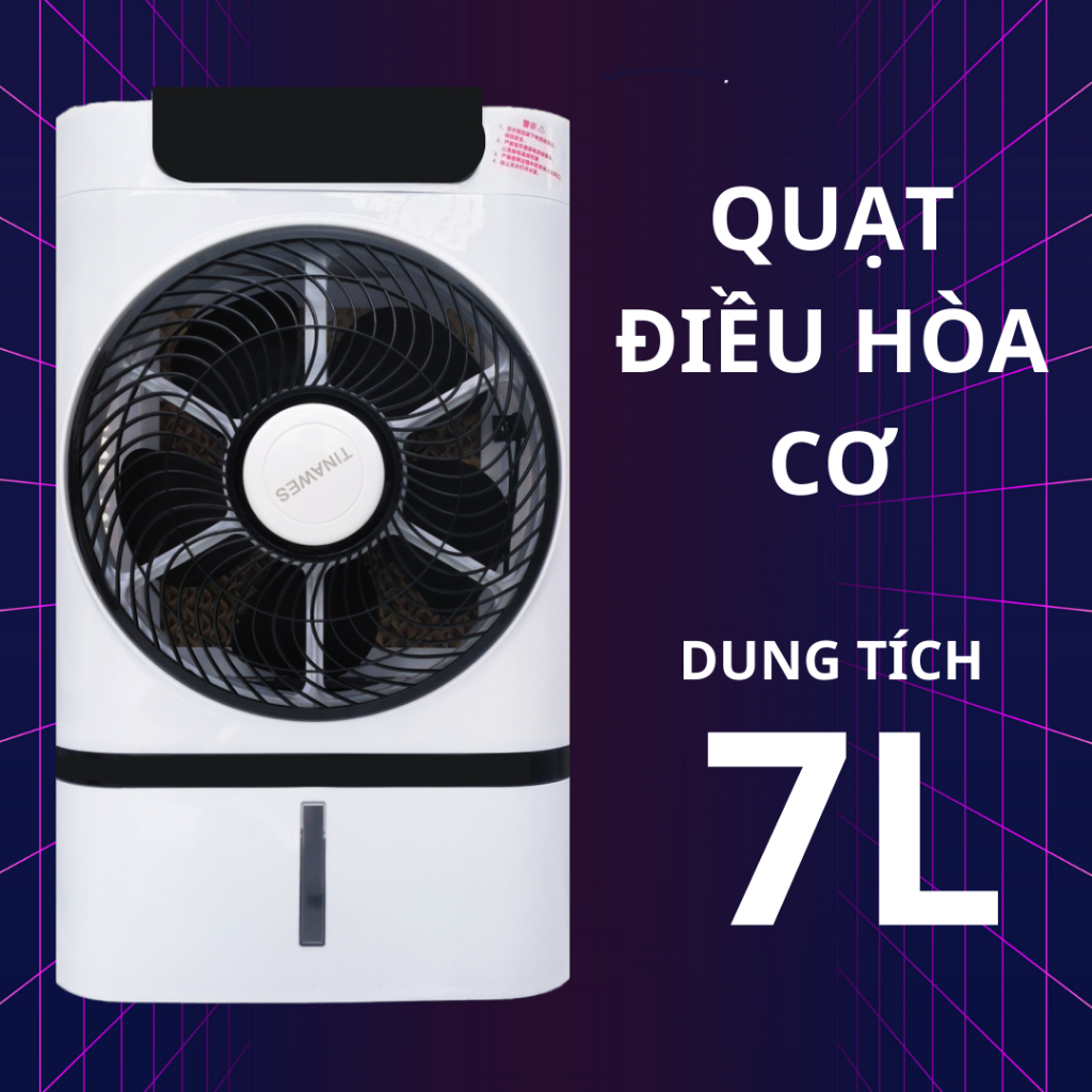 Quạt cơ hơi nước tinawes dung tích 7L làm mát phòng 20m vuông Healthy Care Extate Official Mall