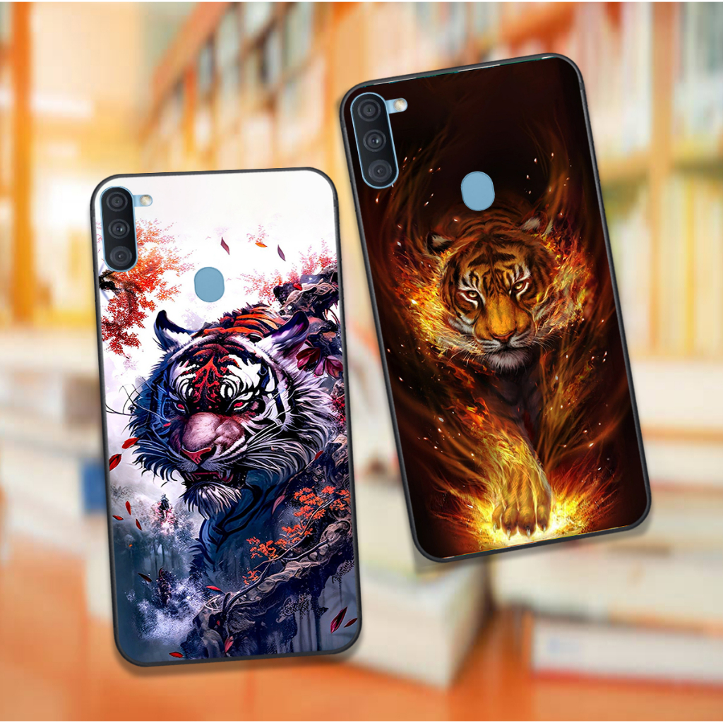 Ốp Samsung A11 / M11 in hình họa tiết rồng hổ 3d đẹp chất hot trend 2023