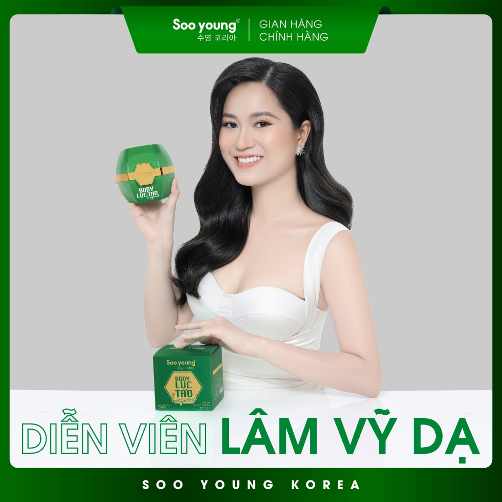 Combo 3 kem body Lục Tảo Legend SOOYOUNG dưỡng trắng da 250gr