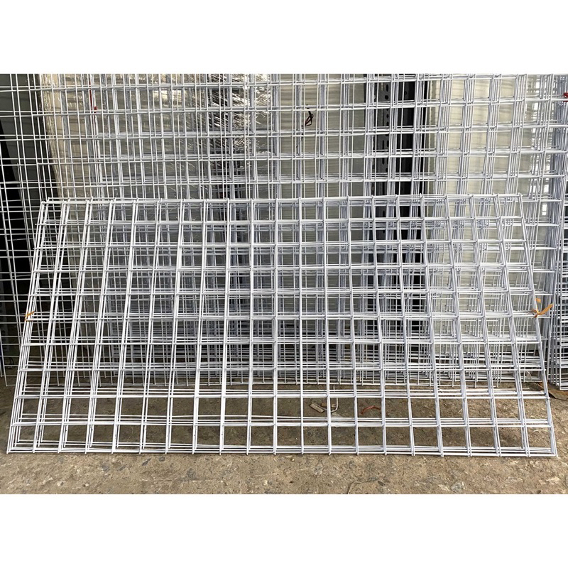 Tấm Lưới Sắt 50x100cm Treo Phụ Kiện, Tấm Lưới Ô Vuông, Lưới Sắt Sơn Tĩnh Điện