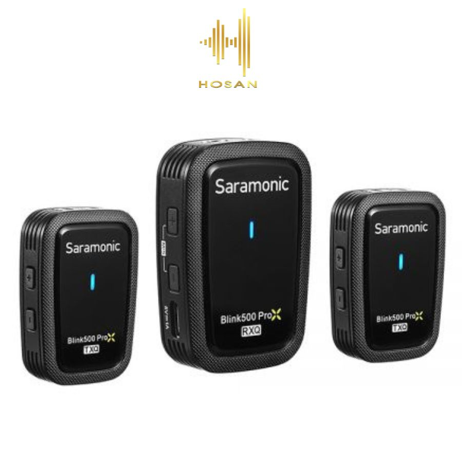 Micro thu âm HOSAN Blink500 ProX Q20 dung lượng pin 10h và truyền dẫn công nghệ tần số không dây 2.4GHz