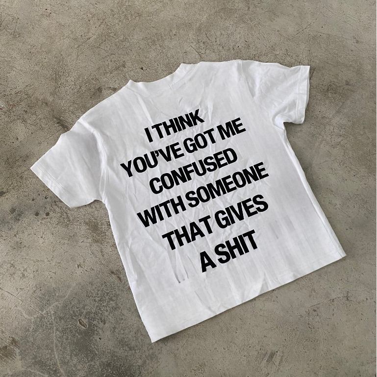 Áo Thun 250GSM I THINK Form Boxy l Boxy Fit