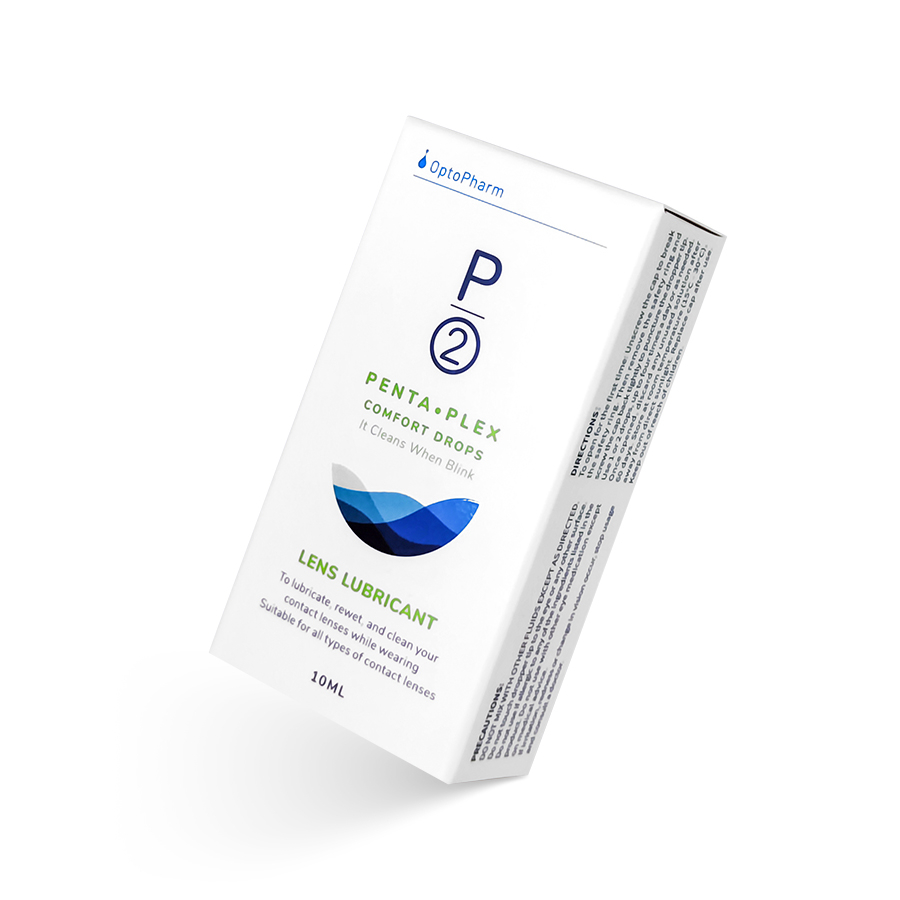 Nước nhỏ mắt Carase cho mắt đeo lens,  Kính áp tròng P2 Comfort Drops 10ml