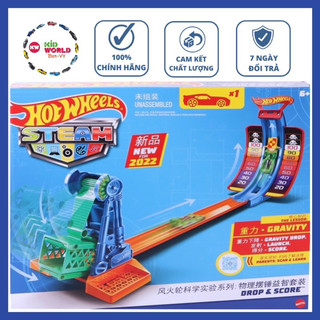 Bộ đường ray đua hot wheels steam drop & score hdy47.