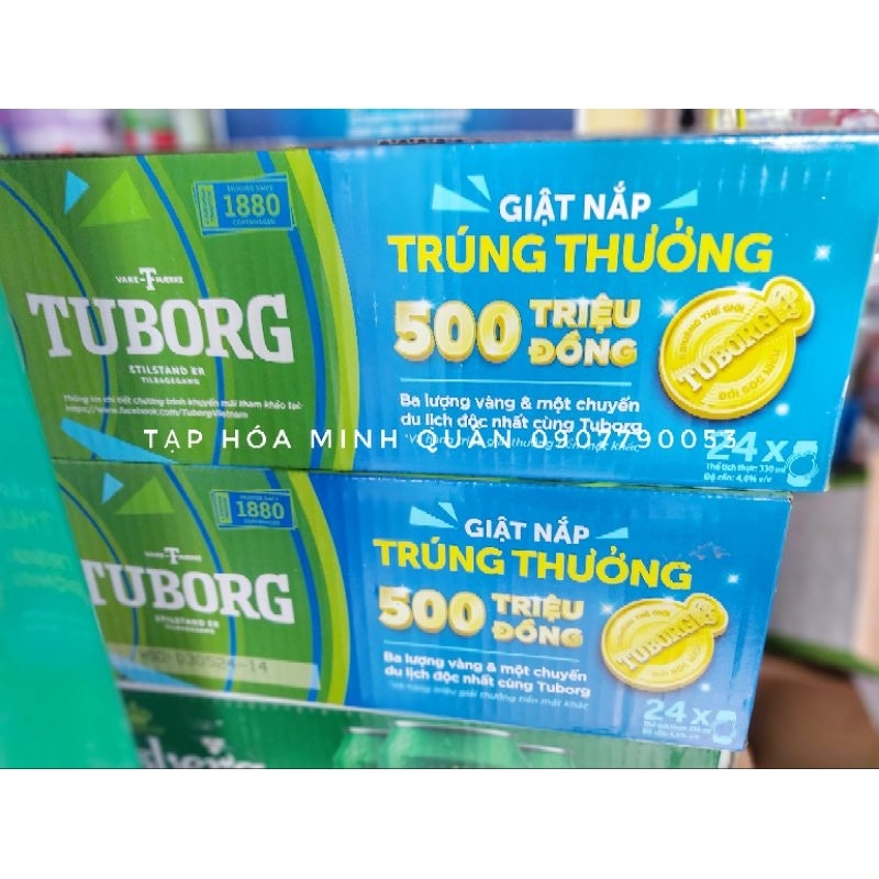 THÙNG BIA TUBORG - 24 LON X 330ML
