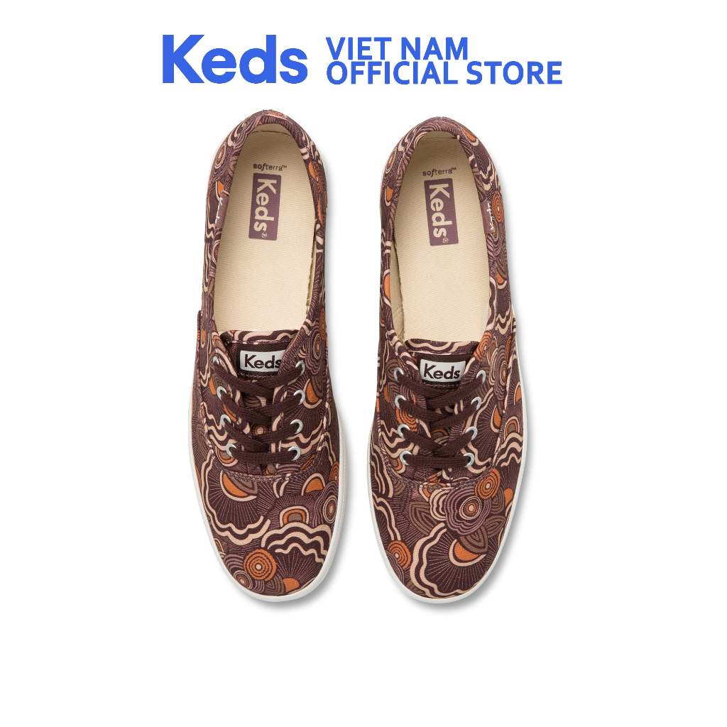 Giày Keds Nữ- Champion Canvas Organic Ripple Floral- KD065428