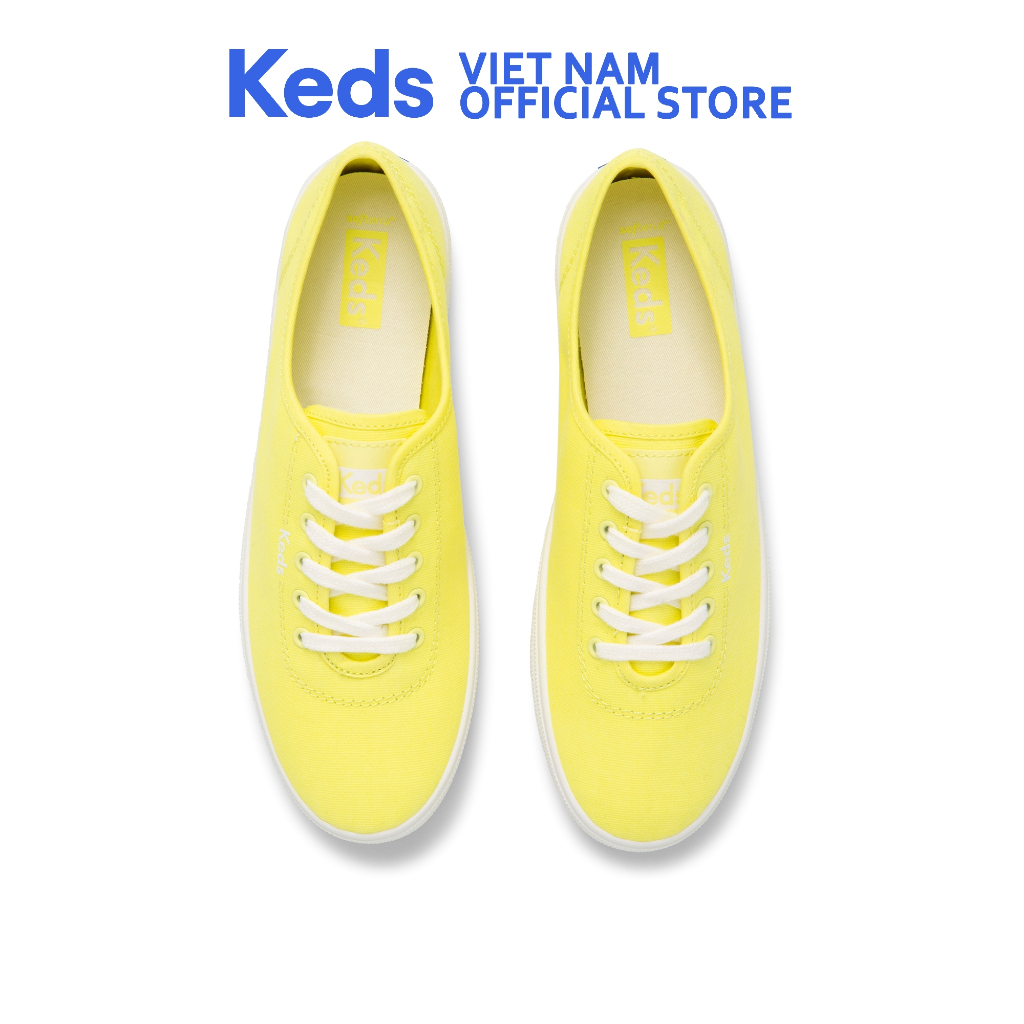 Giày Keds Nữ- Breezie Canvas Neon Yellow- KD065865