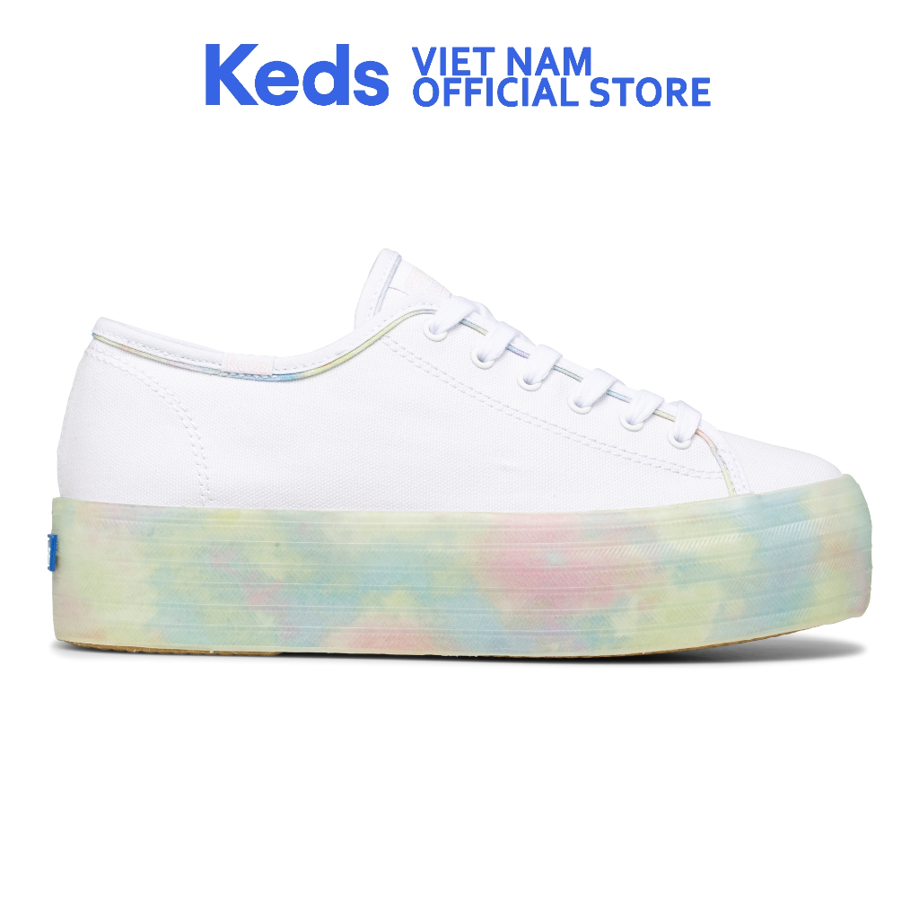 Giày Keds Nữ- Triple Up Tie Dye Foxing White- KD066507