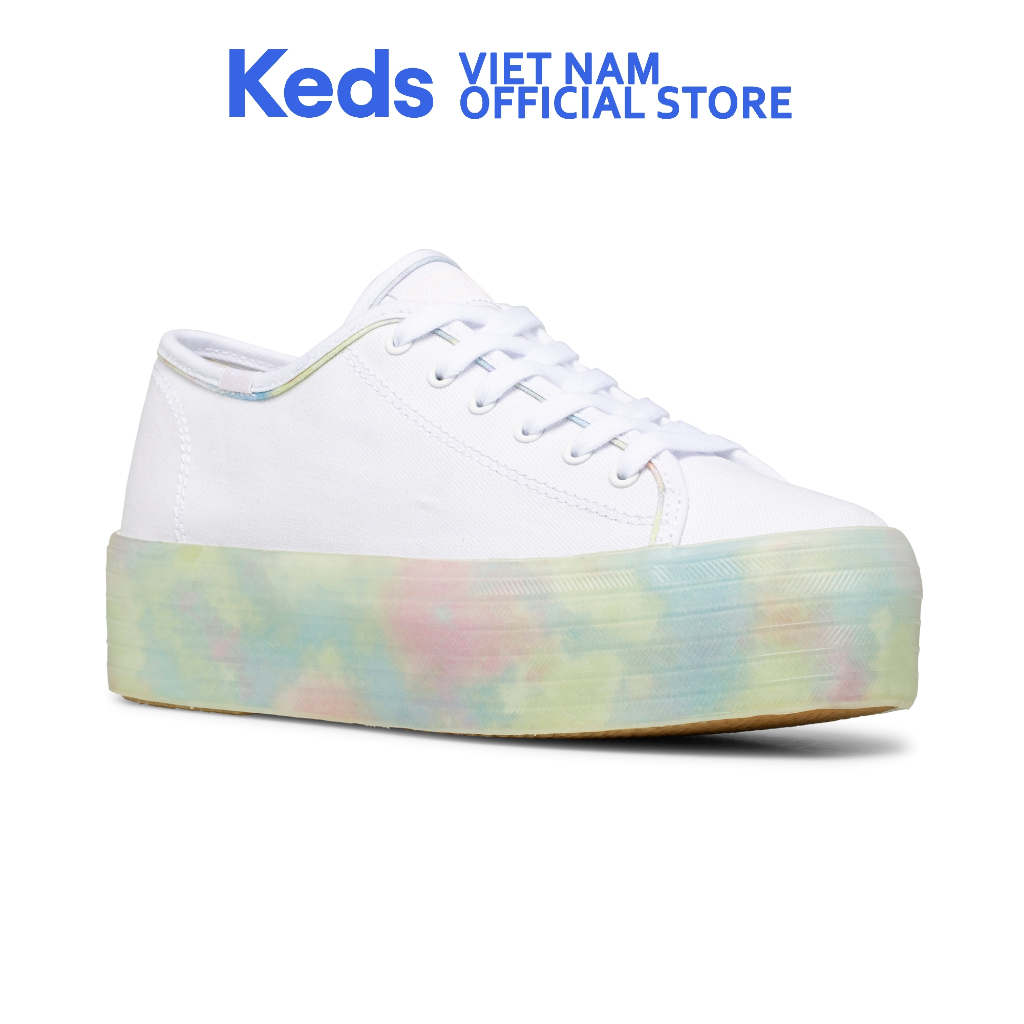 Giày Keds Nữ- Triple Up Tie Dye Foxing White- KD066507