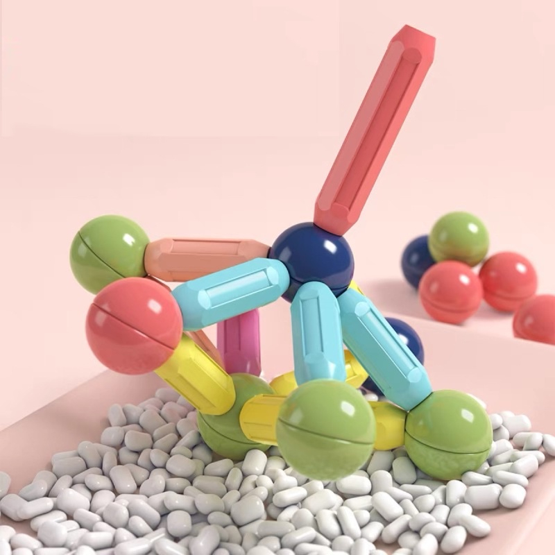 Đồ chơi cho bé xếp hình nam châm thông minh an toàn lego đồ chơi