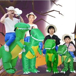 Áo Bơm Hơi T-REX Hóa Trang Khủng Long Vui Nhộn Thổi Phồng Halloween Vui Nhộn Người Ngồi Cưỡi Lên Khủng Long 001025