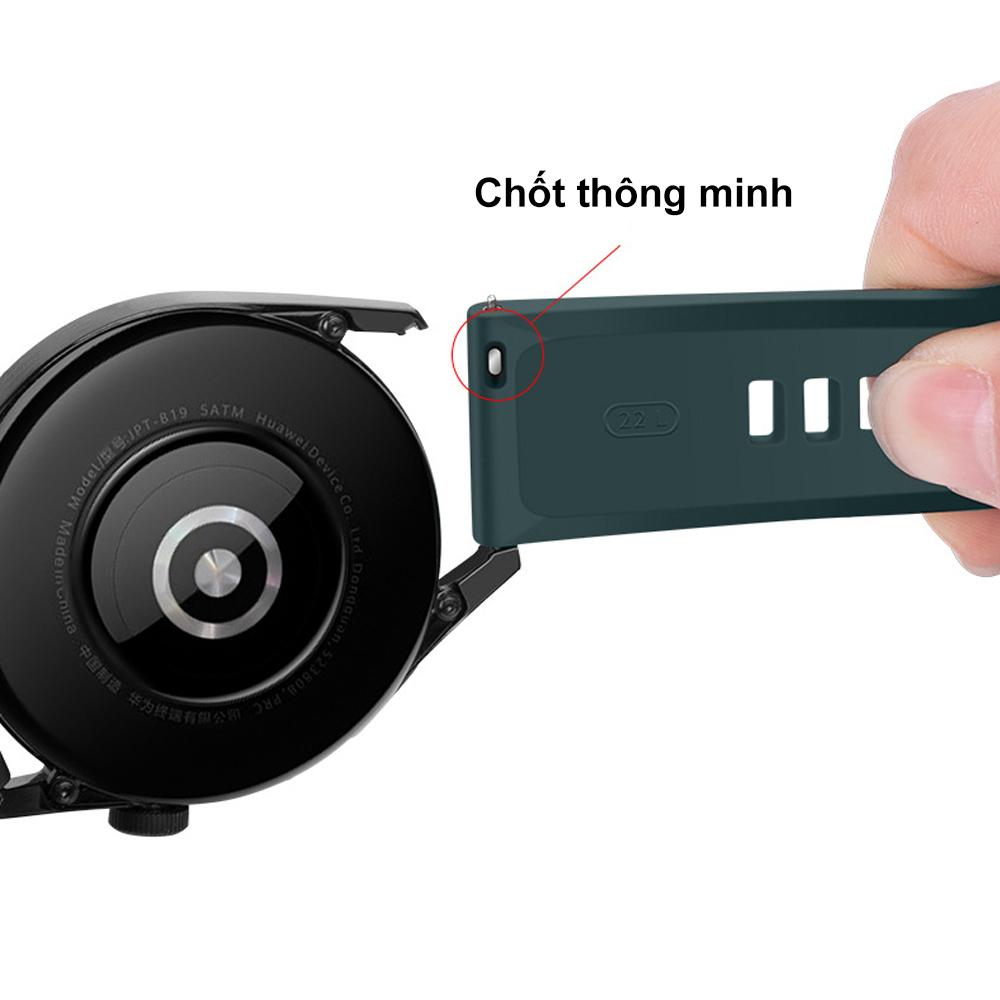 Dây đeo Silicon đồng hồ Huawei Watch GT3/GT3PRO/GT2/WATCH 3 PRO