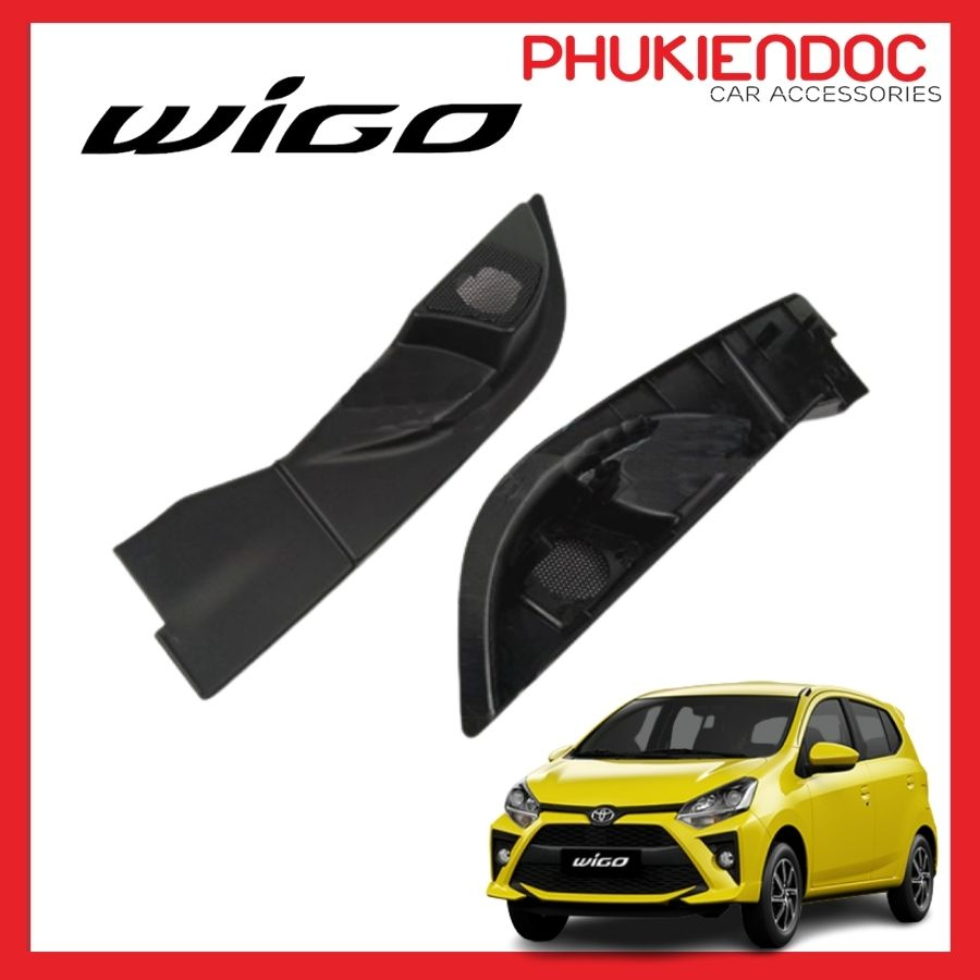 Mặt dưỡng loa treble  cột A Toyota Wigo