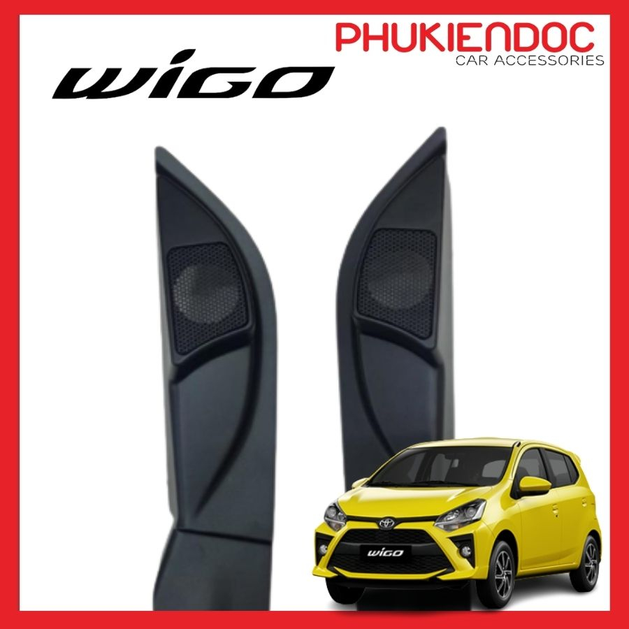 Mặt dưỡng loa treble  cột A Toyota Wigo