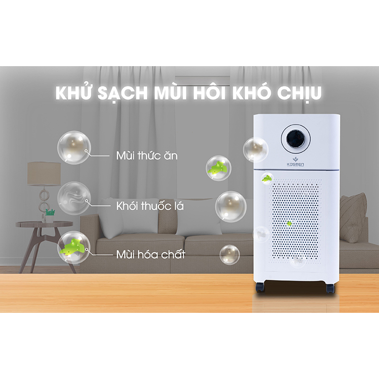Máy lọc không khí bù ẩm Kosmen KM - A65, diện tích sử dụng 60m2 | BigBuy360 - bigbuy360.vn