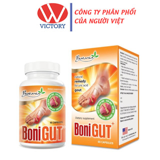 Bonigut - Viên uống hỗ trợ Gout giảm nồng độ acid uric trong máu đau nhức khớp xương - Hộp 60 Viên - VIC Pharmacy