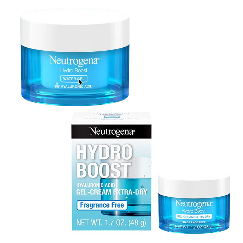 ( GIÁ SOCK CHỈ TRONG HÔM NAY) Kem dưỡng cấp ẩm Neutrogena Hydro Boost Water Gel và Gel Cream dry skin 48g hàng Mỹ