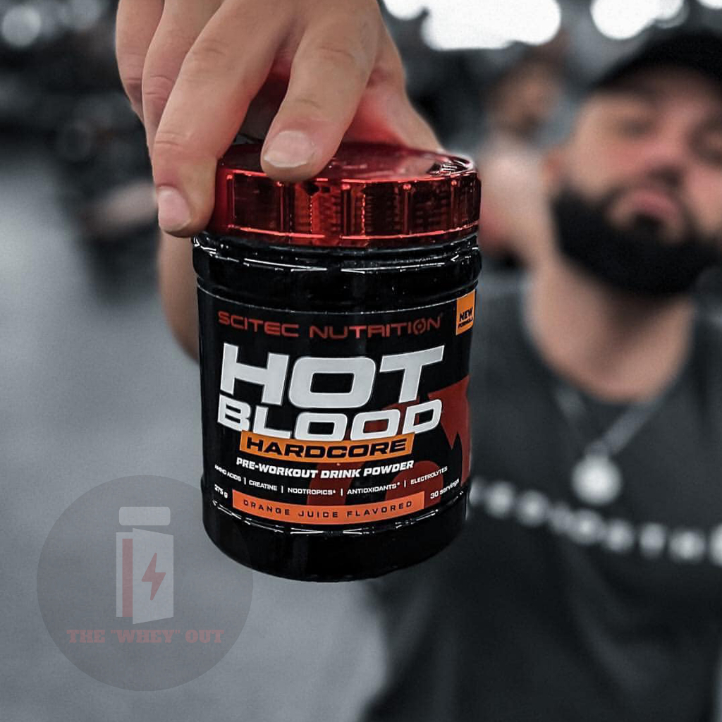 HOT BLOOD | Scitec Hot Blood Hardcore | Tăng Năng Lượng Sức Mạnh 700G - 56 Lần Dùng Vị Red Fruits