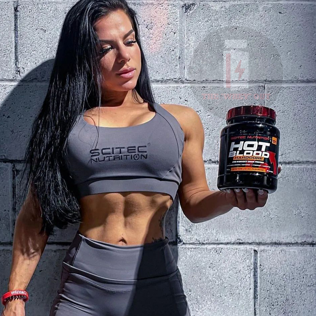 HOT BLOOD | Scitec Hot Blood Hardcore | Tăng Năng Lượng Sức Mạnh 700G - 56 Lần Dùng Vị Red Fruits
