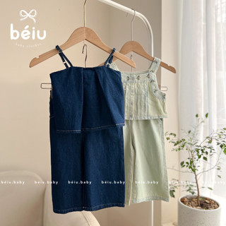 Set bò denim cho bé từ 2 đến 8 tuổi