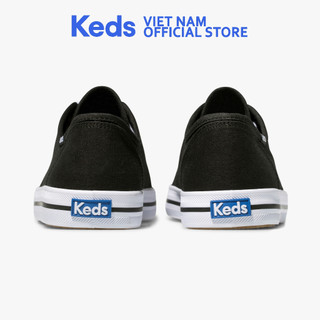 Giày Keds Nữ - Kickstart Canvas Seasonal Solid Black - KD054684