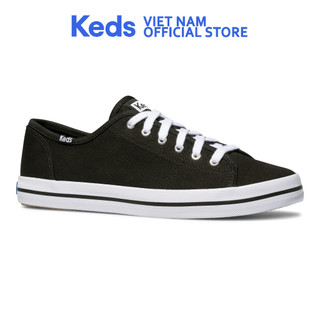 Giày Keds Nữ - Kickstart Canvas Seasonal Solid Black - KD054684