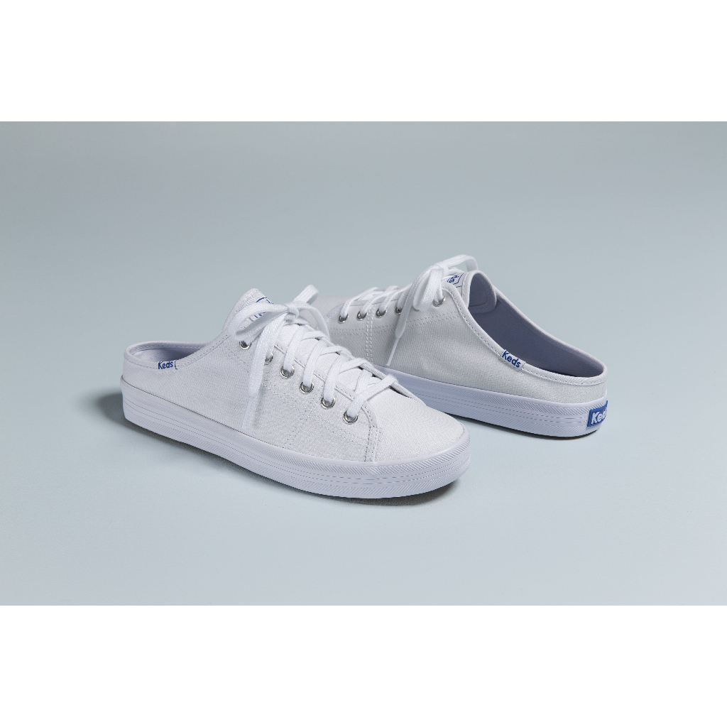 Giày Keds Nữ- Kickstart Mule Canvas White- KD061986