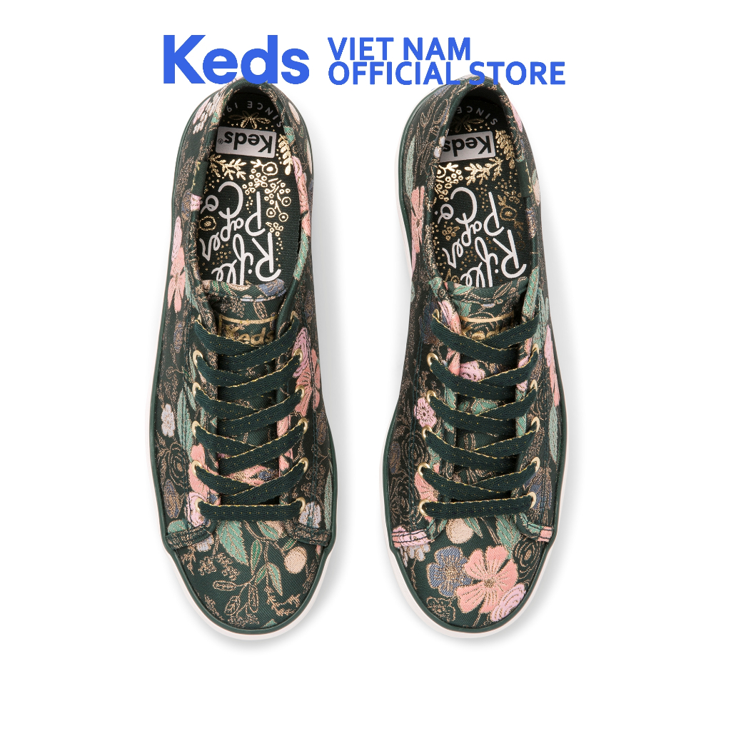 Giày Thể Thao Keds Nữ- Tripple Kick Canvas Colette Lurex Jacquard- KD065556