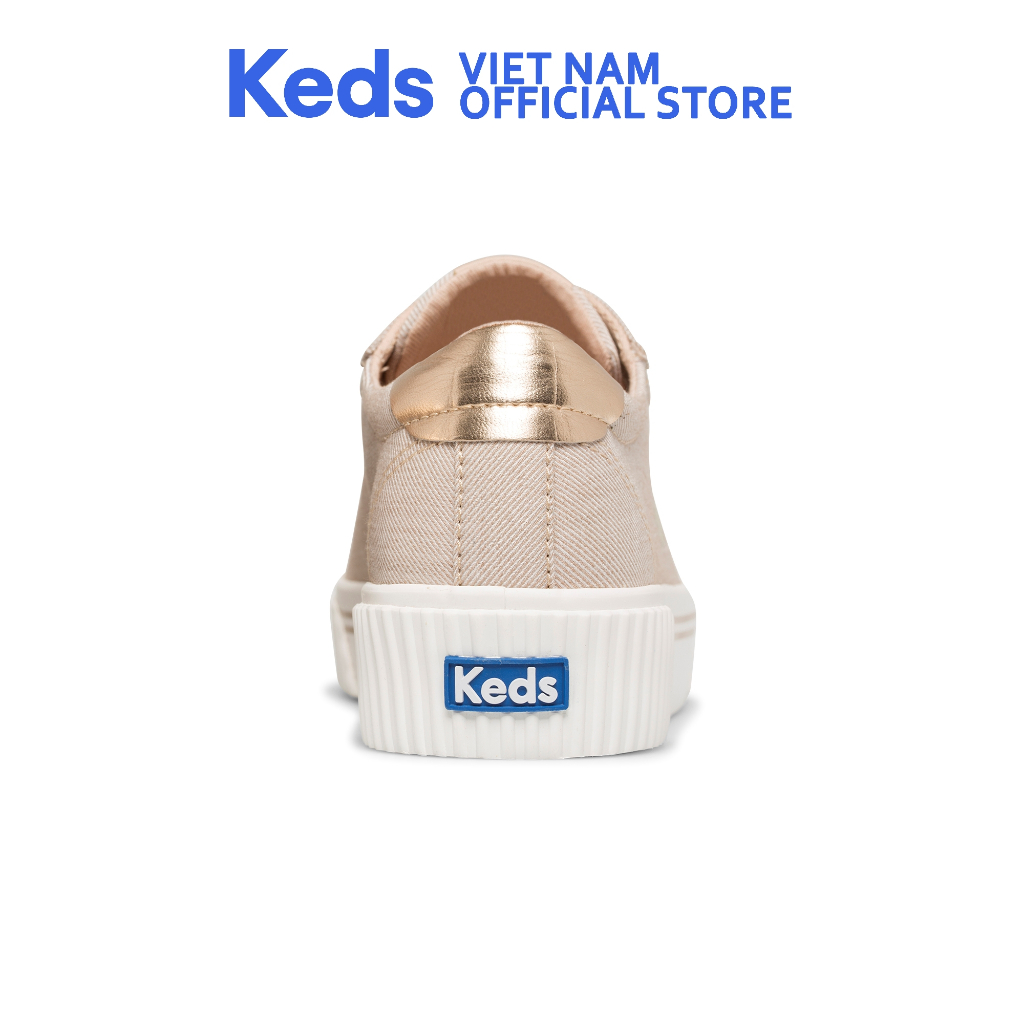 Giày Thể Thao Keds Nữ- Crew Kick Alto Canvas Soft Twill Taupe- KD065525