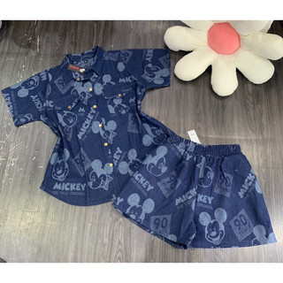 🌈 bigsize SET JEANS MICKEY ĐÙI🌈