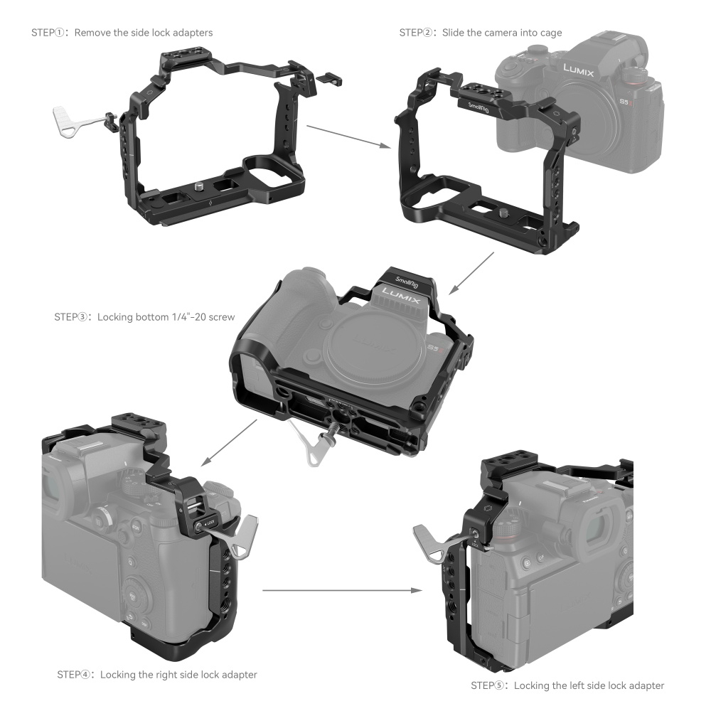 Khung máy ảnh SmallRig Cage for Panasonic LUMIX S5 II / S5 IIX 4022