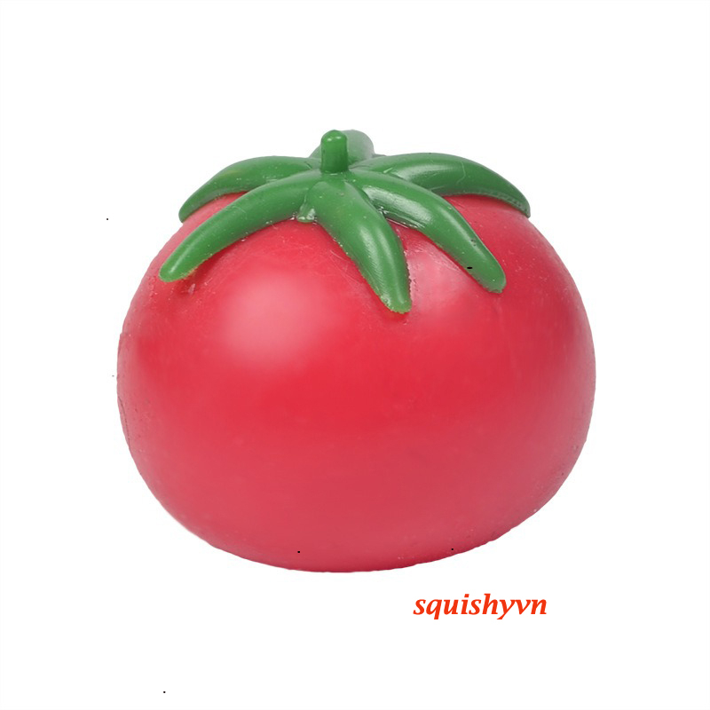 Quả Cà Chua Đỏ Squishy Gudetama đáng yêu mochi slime bóp xả stress giải tỏa căng thẳng