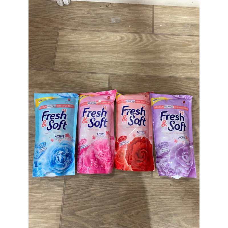 Nước xả vải Fresh&Soft Đất nước xinh đẹp Thái Lan 600ml/ túi