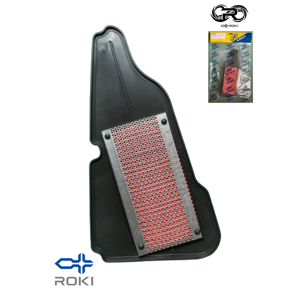 Lọc gió R-MAX-G của ROKI JAPAN cho xe Yamaha Grande,