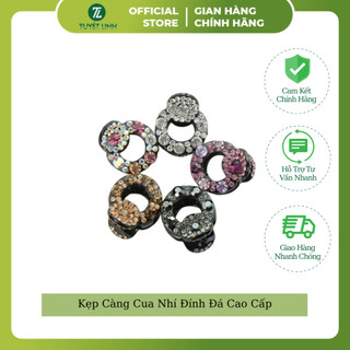 Kẹp Càng Cua Nhí Đính Đá Cao Cấp