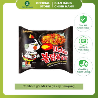 Combo 5 Gói Mì Cay Samyang Hàn Quốc