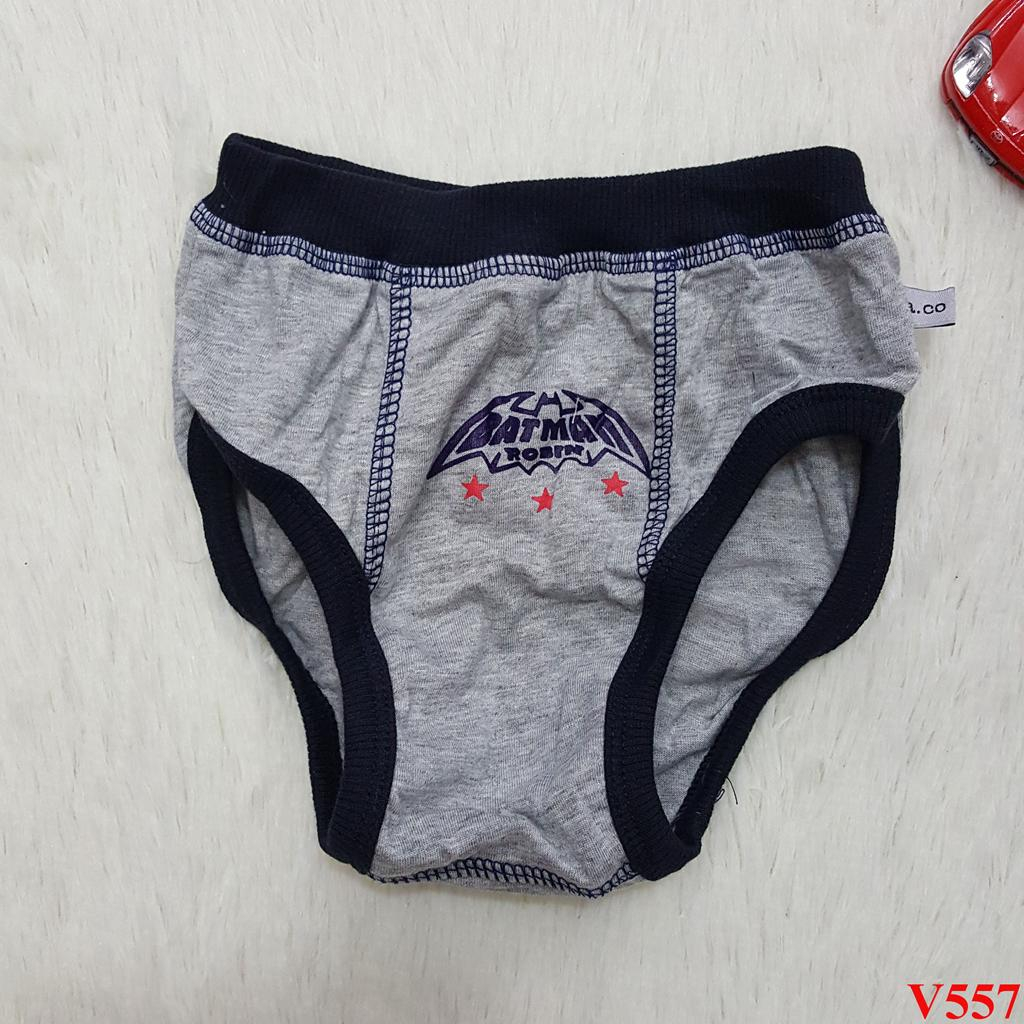 Quần sịp tam giác cho bé trai từ 20kg-35kg 100% cotton, co giãn thoải mái, thấm hút mồ hôi , V557