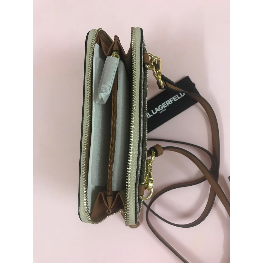 Ví nữ Karl Lagerfield, có dây đeo chéo, ngang 20cm