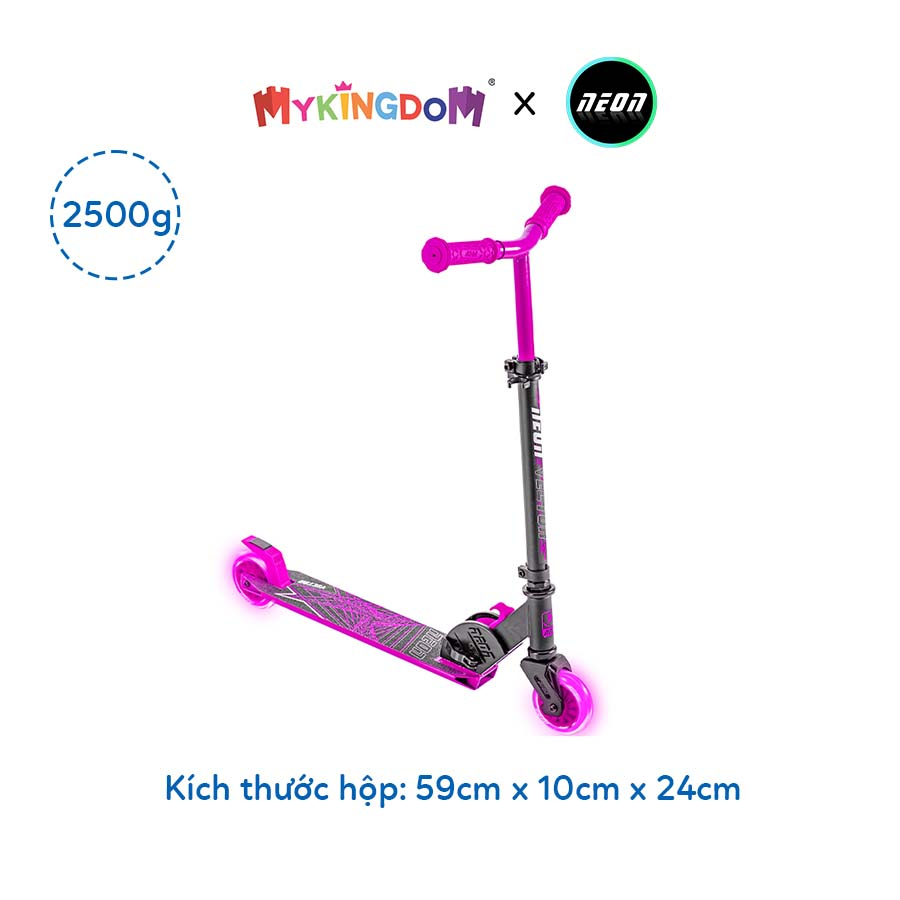 Đồ Chơi ROYAL BABY Xe trượt Neon Màu Hồng SCOOTER NT05P2