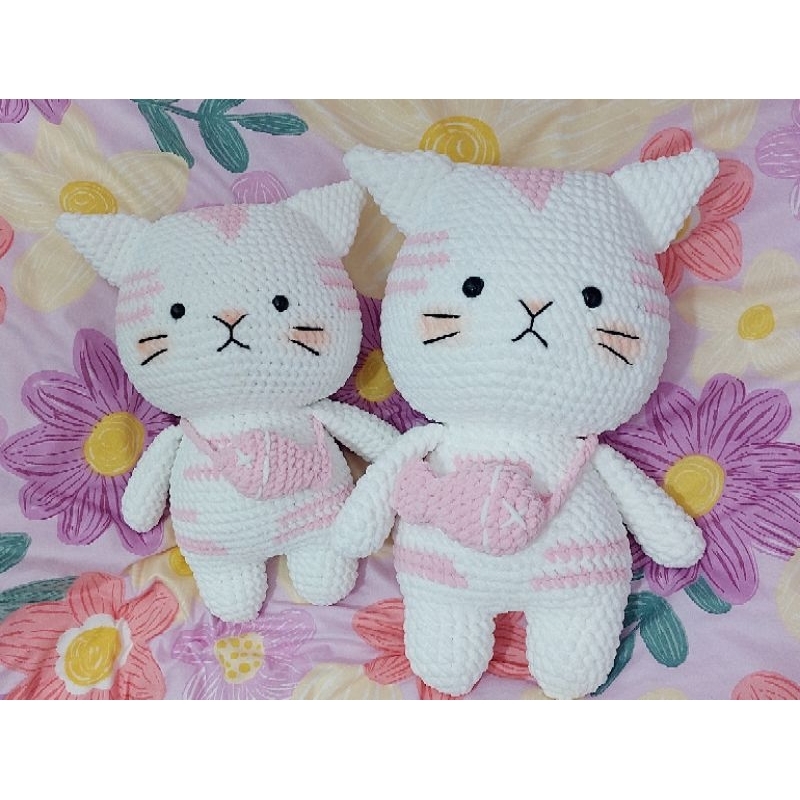 Mèo hainchan, thú len handmade cao cấp, siêu cưng, siêu xinh 💗💗💗💗