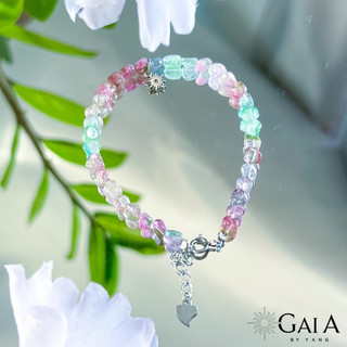 Vòng Tay Đá Tourmaline Tricolor - Gaia By Yang