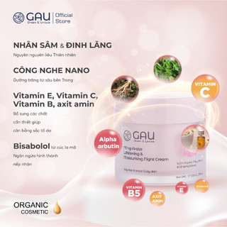Kem Dưỡng trắng da ban đêm GAU Ming Aralia Whitening & Moisturizing Cream