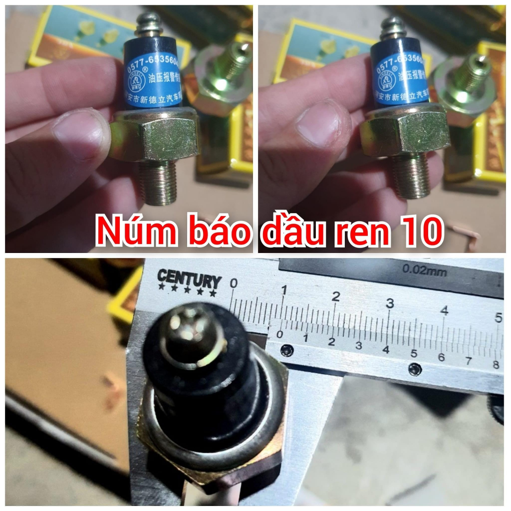 núm báo dầu báo nhờn phi 10 phi 12 . Chắc chắn bền đẹp