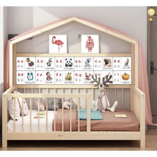 Decal bảng chữ cái tiếng việt giúp bé học thuộc bảng chữ cái dễ dàng