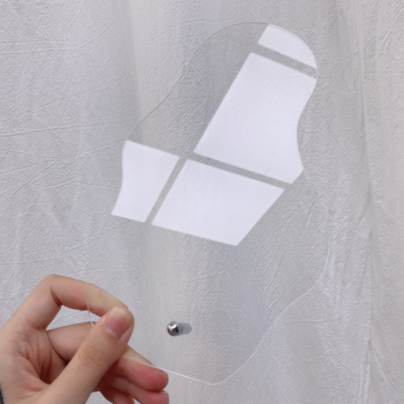 Khung mica trong suốt trưng mẫu móng