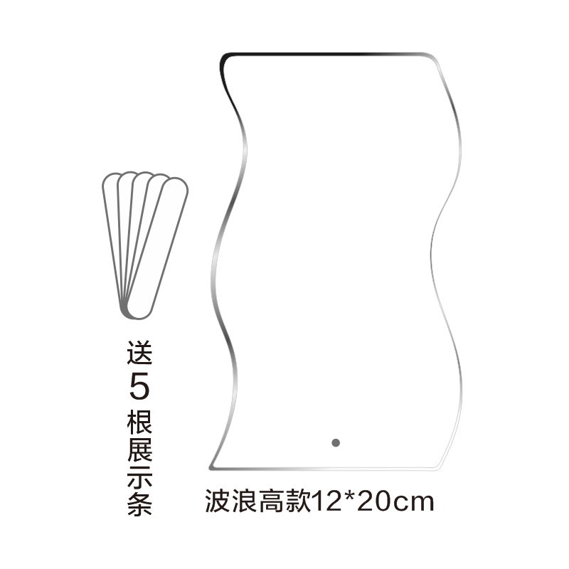 Khung mica trong suốt trưng mẫu móng