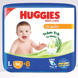 Tã quần Huggies Skincare Mega Jumbo L96+8