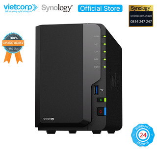 Thiết bị lưu trữ mạng NAS Synology DS220+ - Hàng chính hãng